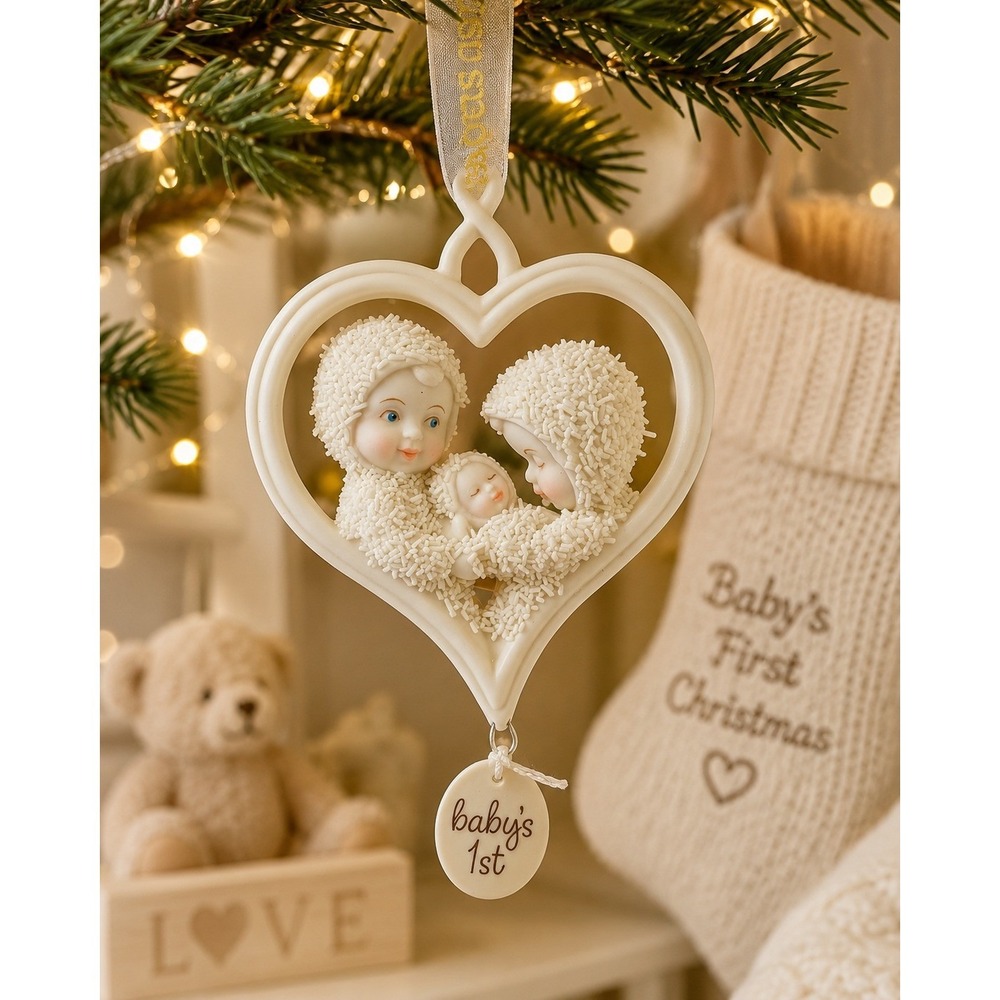 Department 56 Snowbabies  Baby's First Ornament 6014161 Christmas 2025 NIB